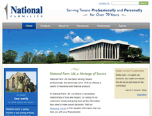 Tablet Screenshot of nationalfarmlife.com